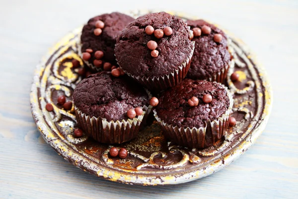 Chocolade muffins — Stockfoto