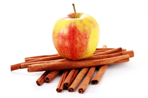 Jablko a skořice — Stock fotografie