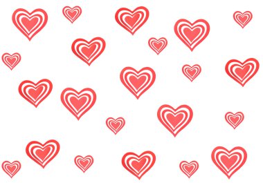 Lots of hearts clipart