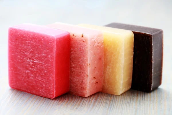 Lovely fruity soaps — Stock Photo, Image