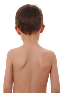 Child's back clipart