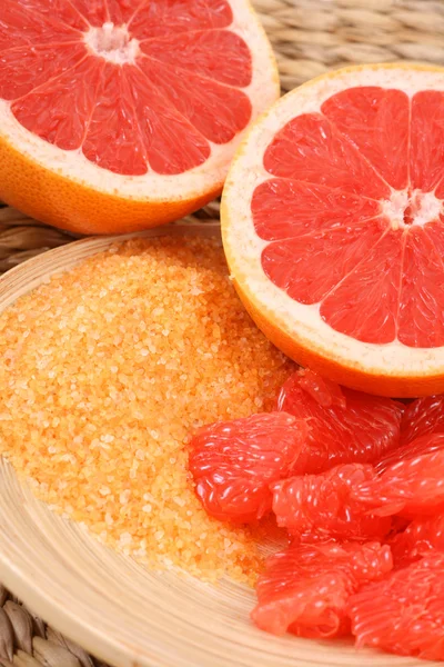 Grapefruit bad — Stockfoto