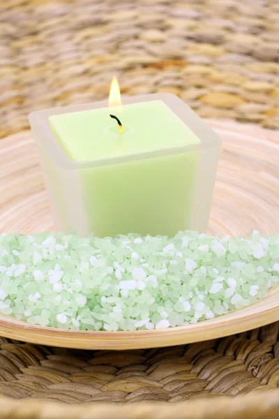 Aloe bath salt — Stock Photo, Image