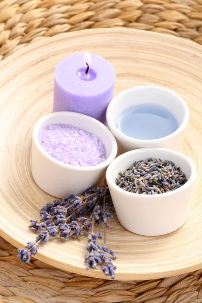 Aromatic lavender bath — Stock Photo, Image
