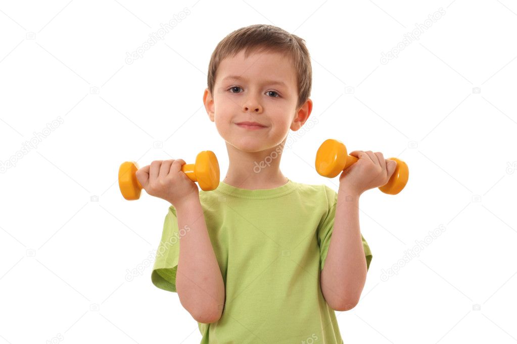 Gym boy — Stock Photo © matka_Wariatka #4452936