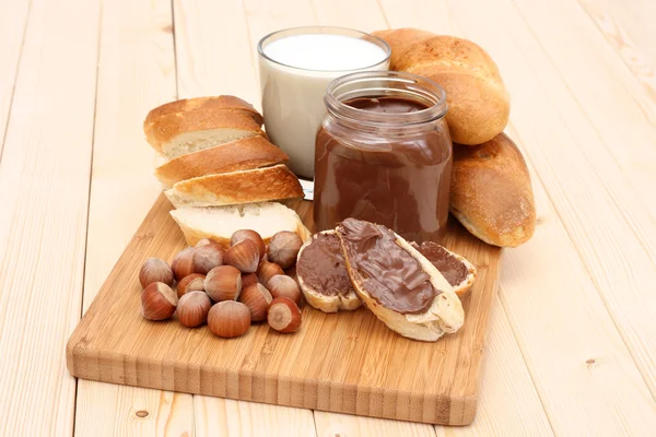 Bagel, csokoládé — Stock Fotó