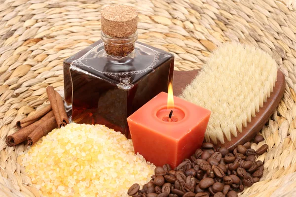 Coffee and cinnamon bath — Stock Photo, Image