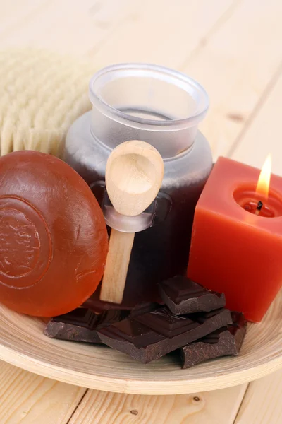 Chocolate bath — Stock Photo, Image