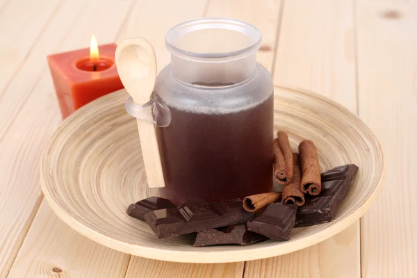 Bagno al cioccolato — Foto Stock