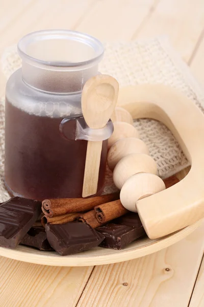 Banho de chocolate — Fotografia de Stock