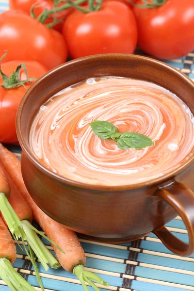 Tomato soup — Stock Photo, Image