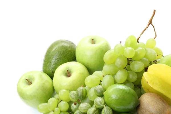 Διάφορα πράσινα φρούτα — Φωτογραφία Αρχείου