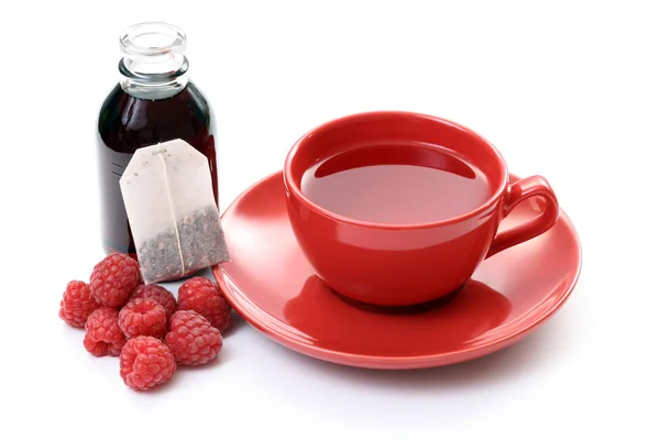 Chá de framboesa — Fotografia de Stock