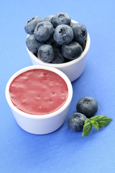Blueberry desszert — Stock Fotó