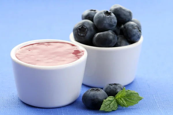 stock image Blueberry dessert