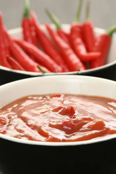 Pikante salsa mexicana — Stockfoto