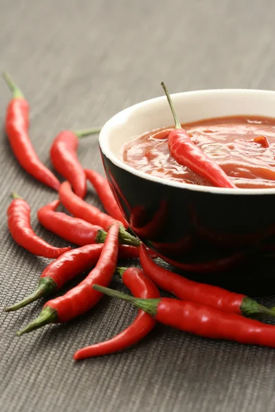 Hot salsa mexicana — Stock Photo, Image