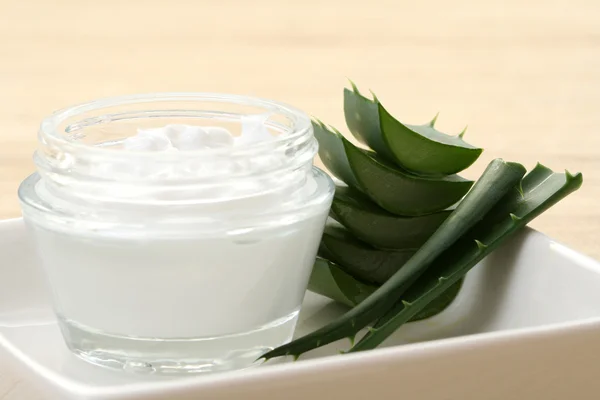 stock image Aloe cream