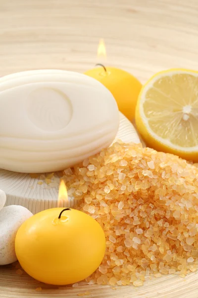 Lemon bath — Stock Photo, Image
