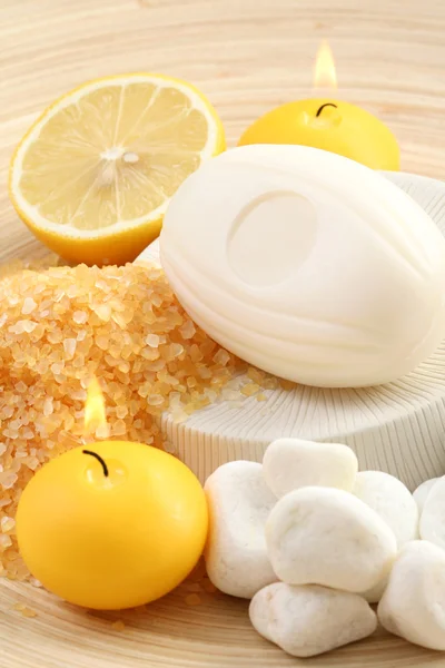 Citronová lázeň — Stock fotografie