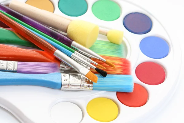 Watercolour paints Stock Picture