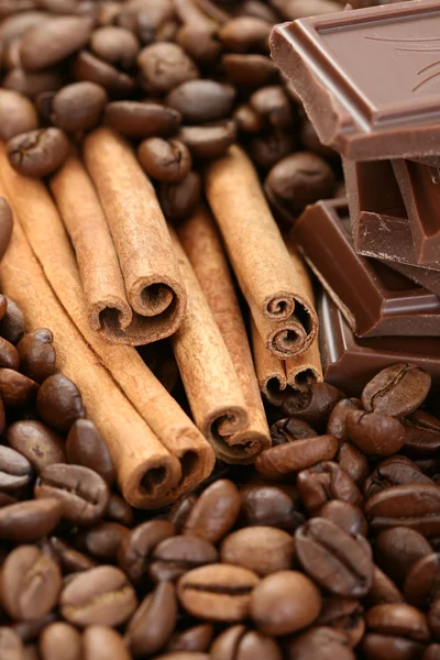 Café au chocolat et cannelle — Photo