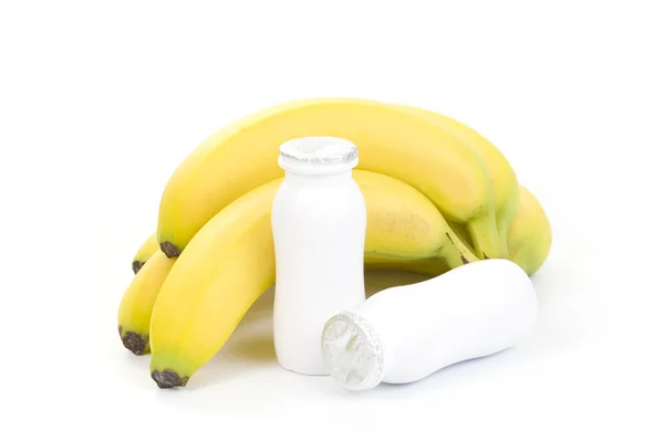 香蕉酸奶 — 图库照片