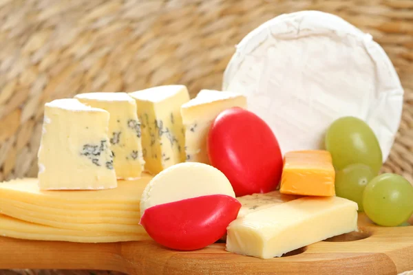 Board of cheese — Stock Photo, Image