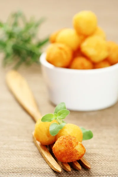 Gefrituurde aardappelen — Stockfoto
