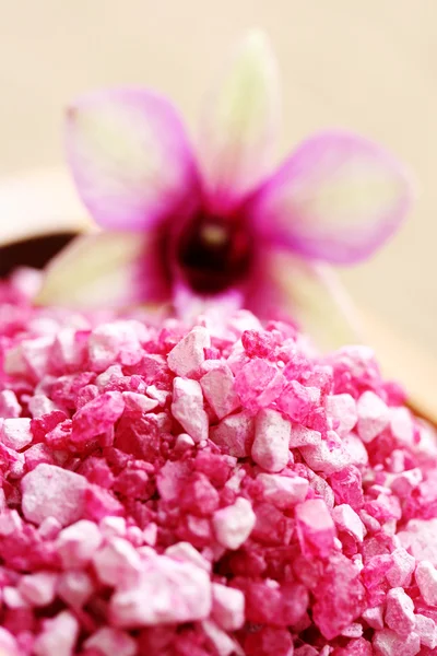 Květina koupelová sůl — Stock fotografie