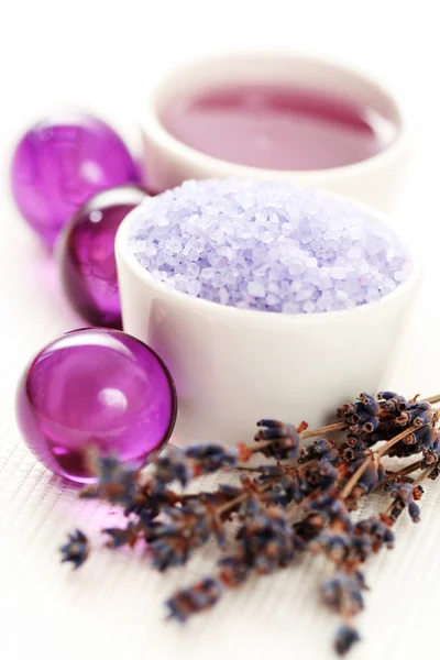 Lavendel lichaamsverzorging — Stockfoto