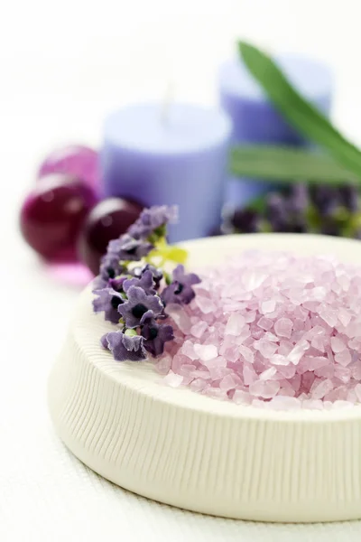 Lavender body care — Stock Photo, Image