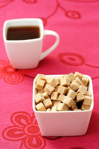 stock image Brown sugar cubes