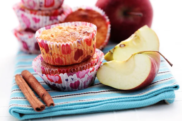 Babeczki jabłko — Zdjęcie stockowe