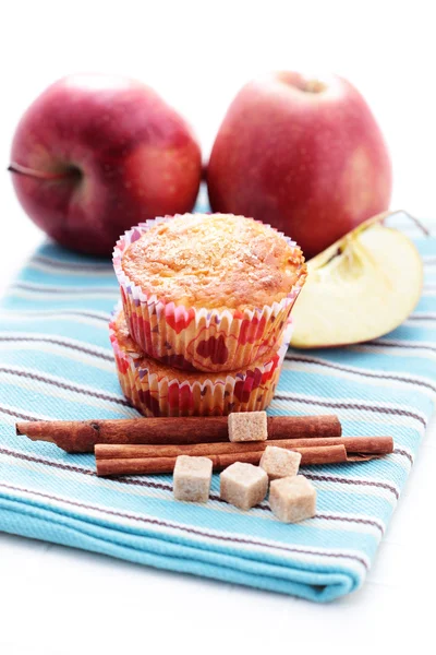 Яблочные кексы — стоковое фото