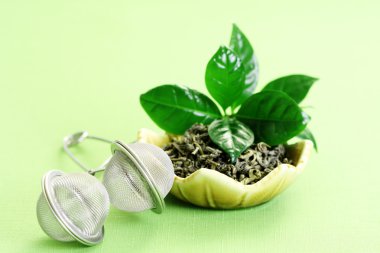 Green tea clipart