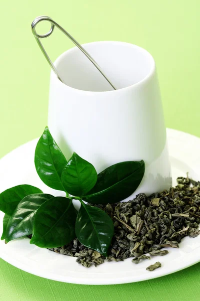 一杯绿茶 — 图库照片