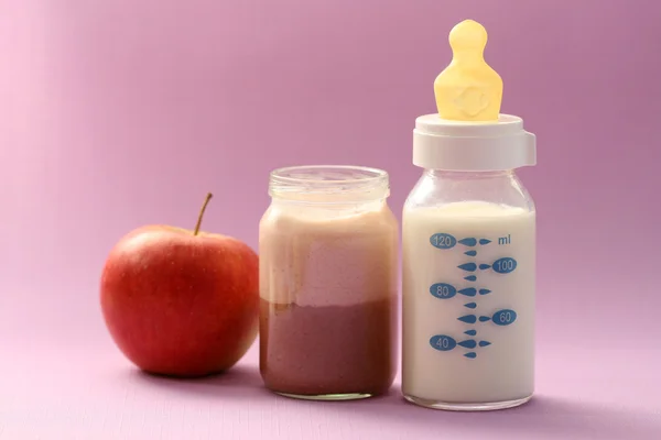 婴儿食品 — 图库照片
