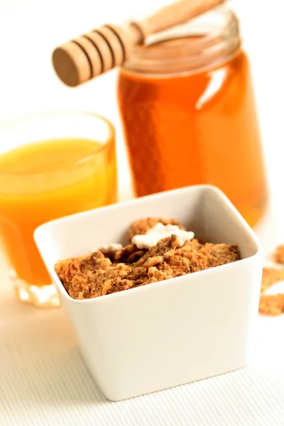 Obilniny k snídani — Stock fotografie