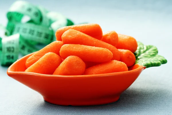 Морква як закуска — стокове фото