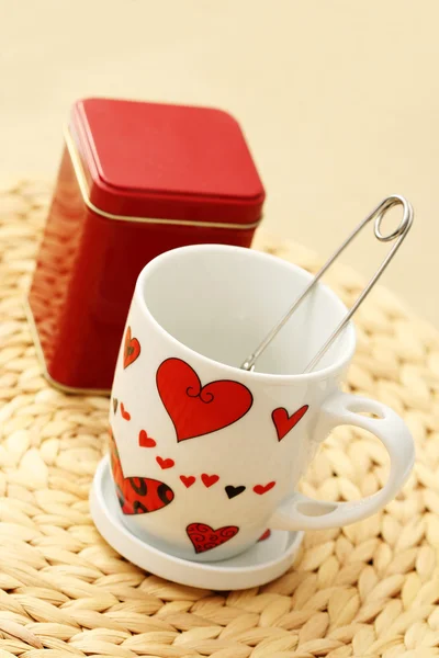 Чай с любовью — стоковое фото