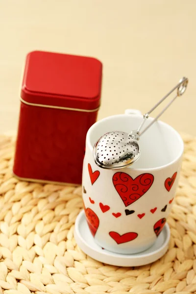 Tè con amore — Foto Stock