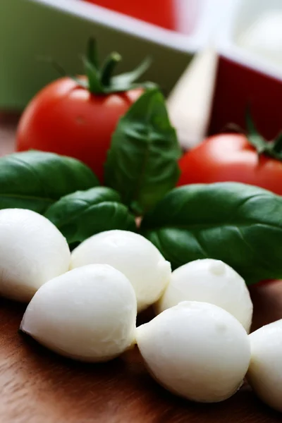 Mozzarella e pomodorini — Foto Stock