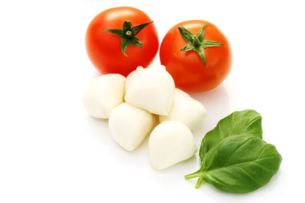 stock image Mozzarella and cherry tomatoes