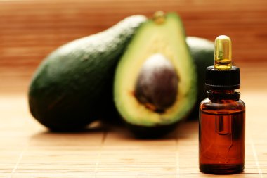 Avocado essential oil clipart