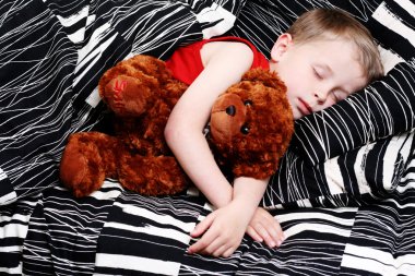 Sleeping kid clipart