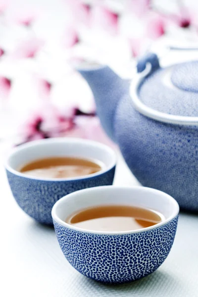 Två koppar te — Stockfoto