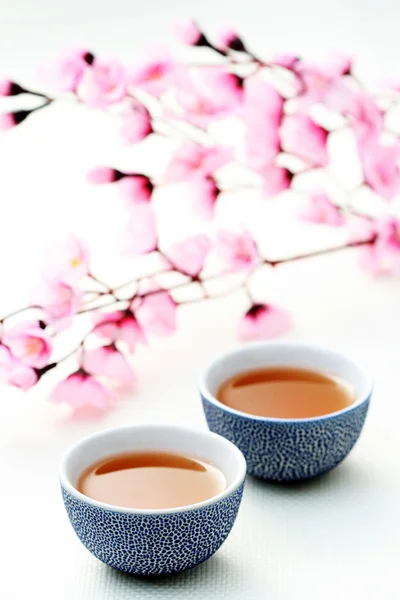 Två koppar te — Stockfoto