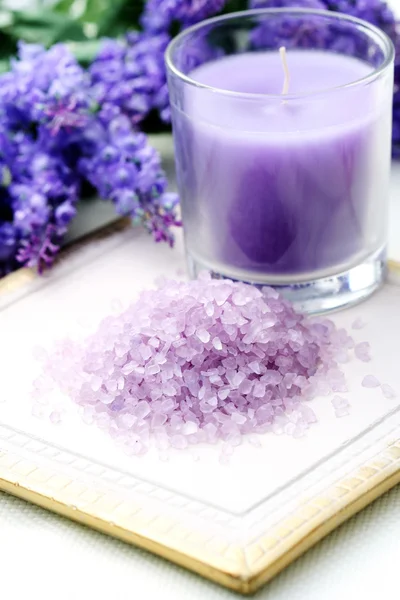 Lavendel kroppsvård — Stockfoto