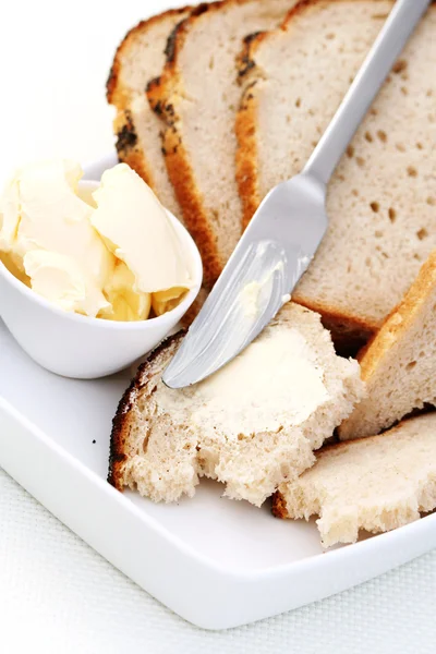 Pan y mantequilla — Foto de Stock